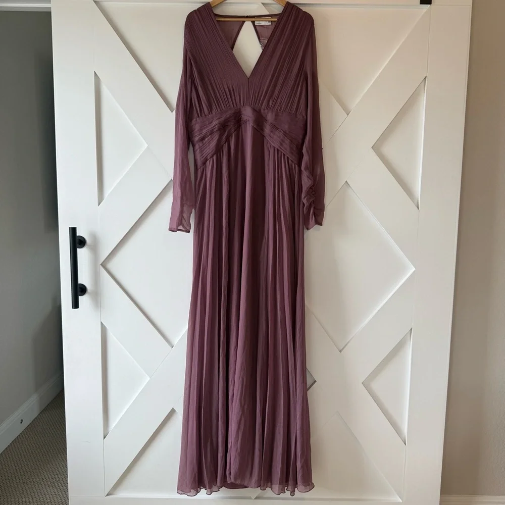 ASOS Design bridesmaid ruched waist maxi dress - Picture 4 of 11